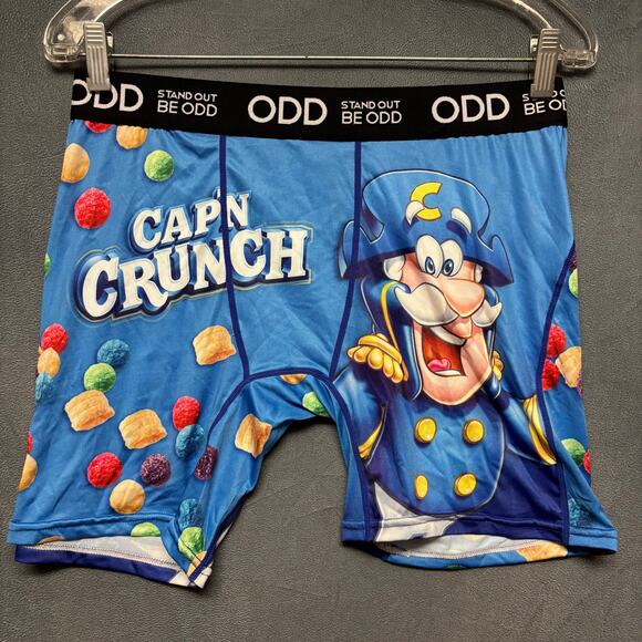 Odd X Cap'n Crunch Boxer Briefs Men's Large Chonies Kidcore Cereal All Berries - Picture 1 of 9